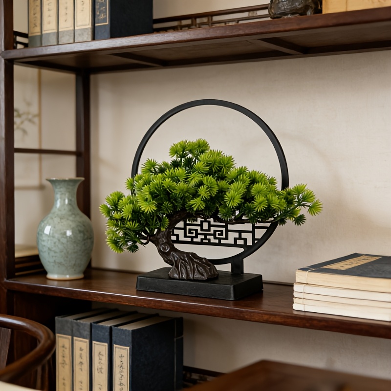 Bonsai Tree Zen Garden - 인공 소나무 분재 - 욕실, 책장,