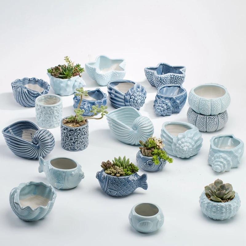 Bonsai Tree Zen Garden - 유럽 ​​스타일 귀여운 다육 화분 Pocelain