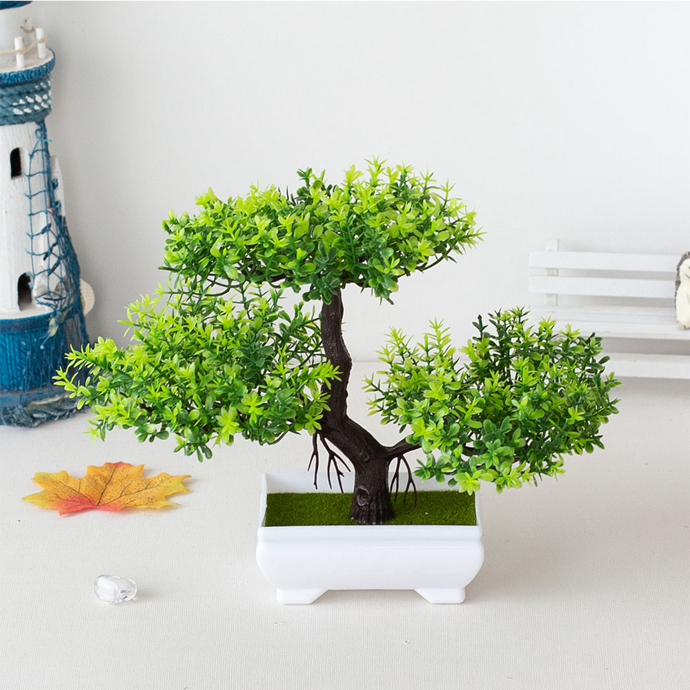 Bonsai Tree Zen Garden - 인공 식물 장식 화분 분재 작은