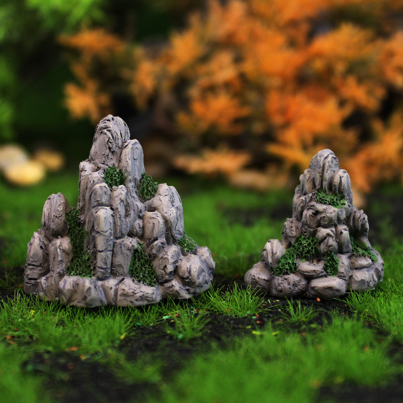 미니 산악 미니어처 인공 언덕 장난감, 분재 장식품,  - Bonsai Gardenia 리뷰 및 가격