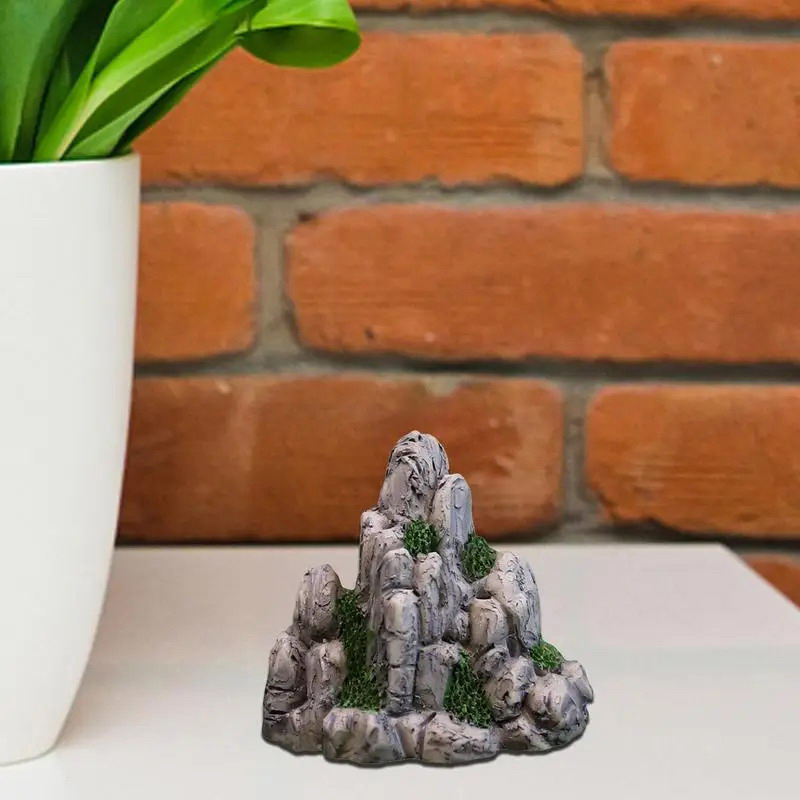 미니 산악 미니어처 인공 언덕 장난감, 분재 장식품,  - Bonsai Gardenia 리뷰 및 가격
