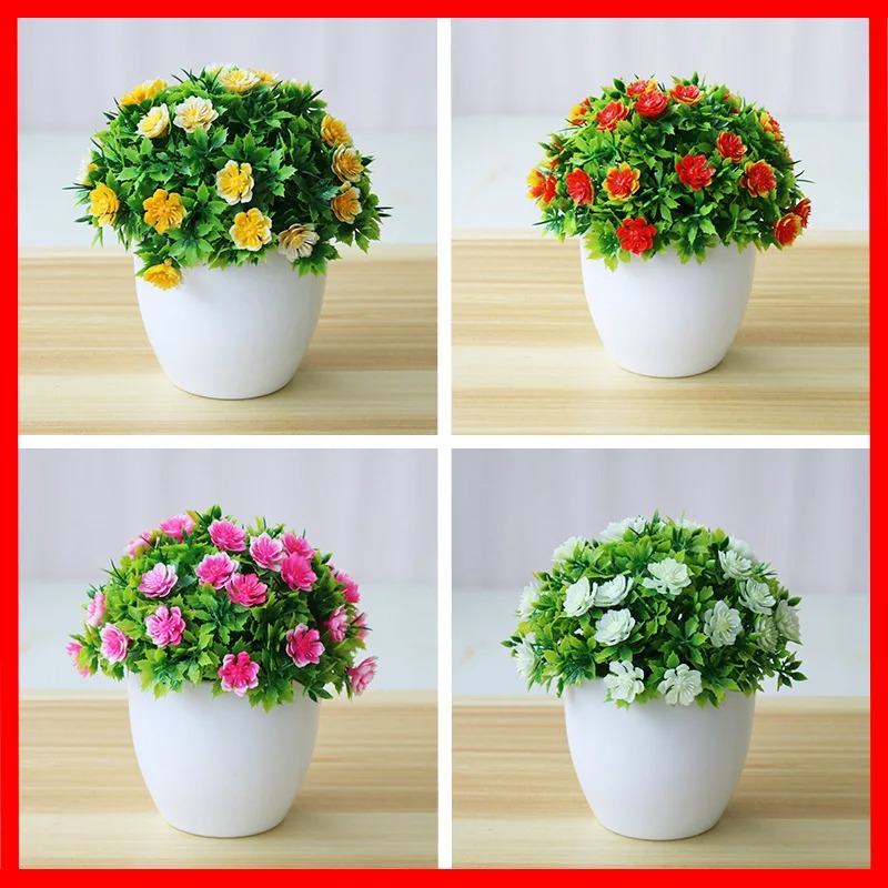 인공 식물 분재 작은 꽃 화분 식물, 가짜 꽃 화분 장 - Bonsai Gardenia 리뷰 및 가격