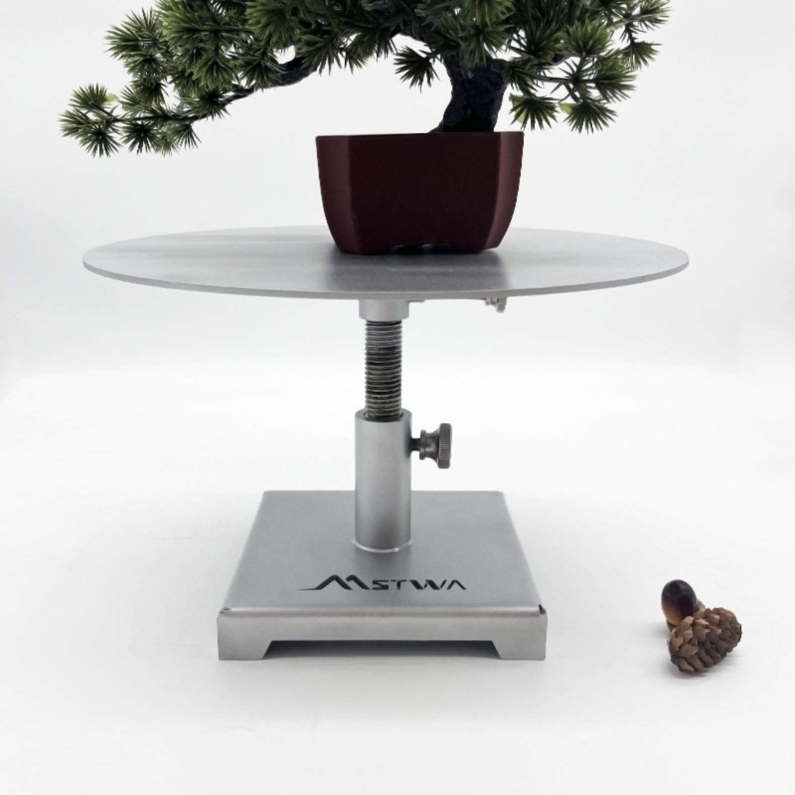 조절 가능한 스테인리스 스틸 분재 턴테이블이 있는 분재 - Bonsai Garden Plants 리뷰 및 가격