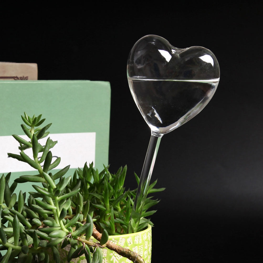 3개 하트 모양 유리 자동 급수 글로브, 화분 식물 분 - Bonsai Garden Plants 리뷰 및 가격