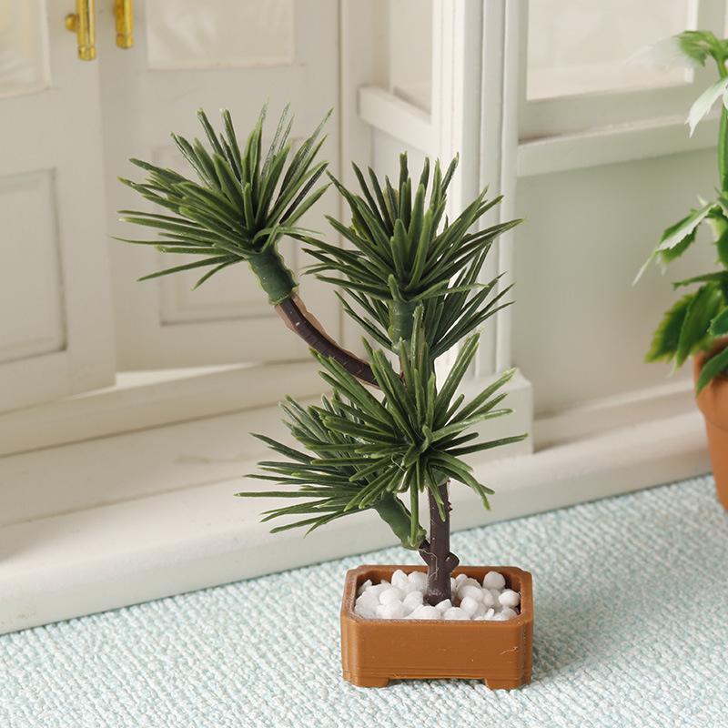 1Pcs 1/12 인형 집 시뮬레이션 소나무 녹색 식물 - Bonsai Garden Plants 리뷰 및 가격