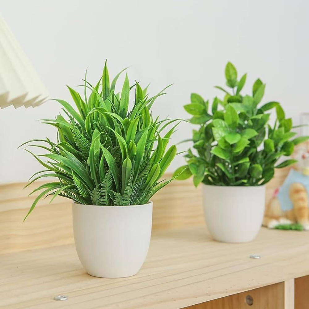 4개/세트 미니 인조 식물 화분 실내외 장식용 녹색 분 - Bonsai Gardenia 리뷰 및 가격