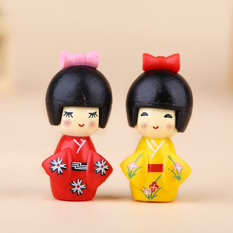 새로운 일본 귀여운 소녀 피규어 분재 장식 미니 홈 데 - Bonsai Gardenia 리뷰 및 가격