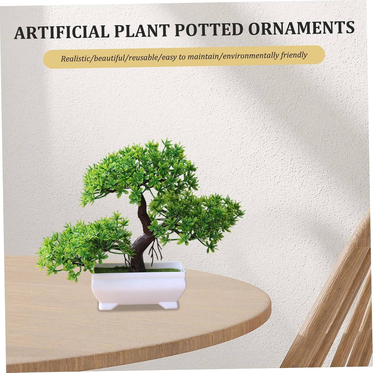 1/2Pcs 인공 분재 나무 시뮬레이션 화분에 심은 식 - Bonsai Gardenia 리뷰 및 가격